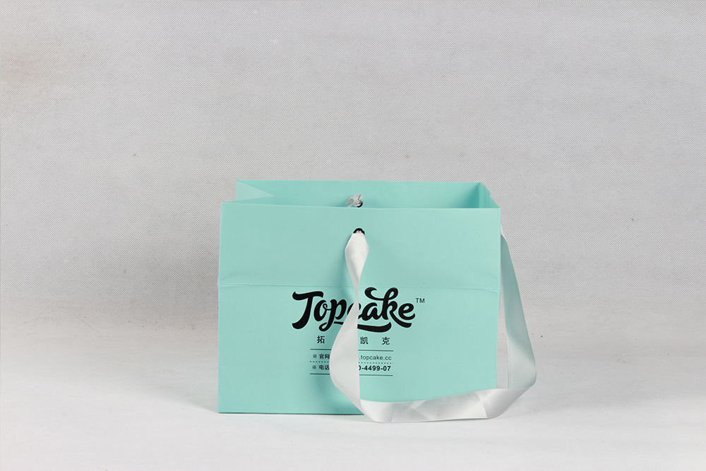 TOPCAKE小號精致禮品白卡紙袋定制 TOPCAKE小號精致禮品白卡紙袋定制