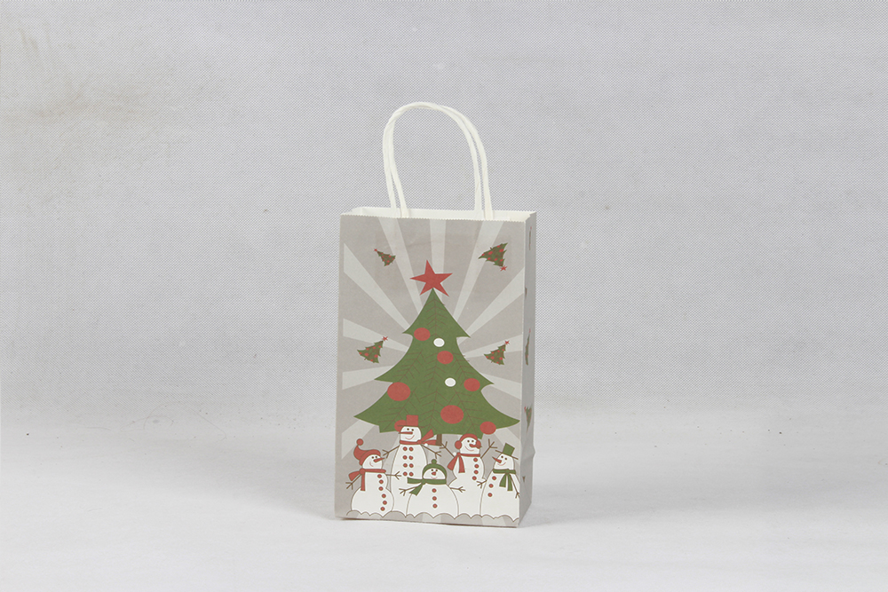 圣誕樹精美禮品牛皮紙袋 圣誕樹精美禮品牛皮紙袋