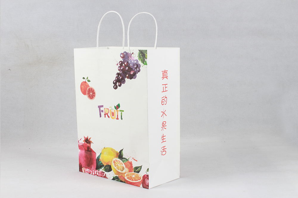果珍果匯特色打包牛皮紙袋定制 果珍果匯特色打包牛皮紙袋定制