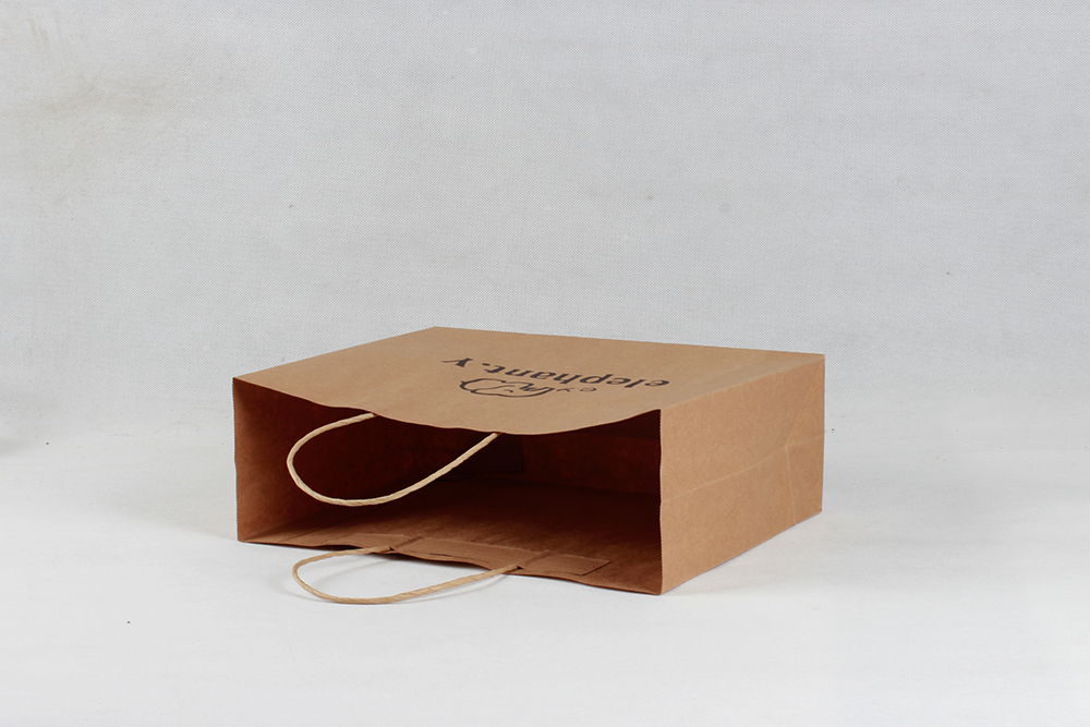 e.y大象簡約購物牛皮紙袋 e.y大象簡約購物牛皮紙袋