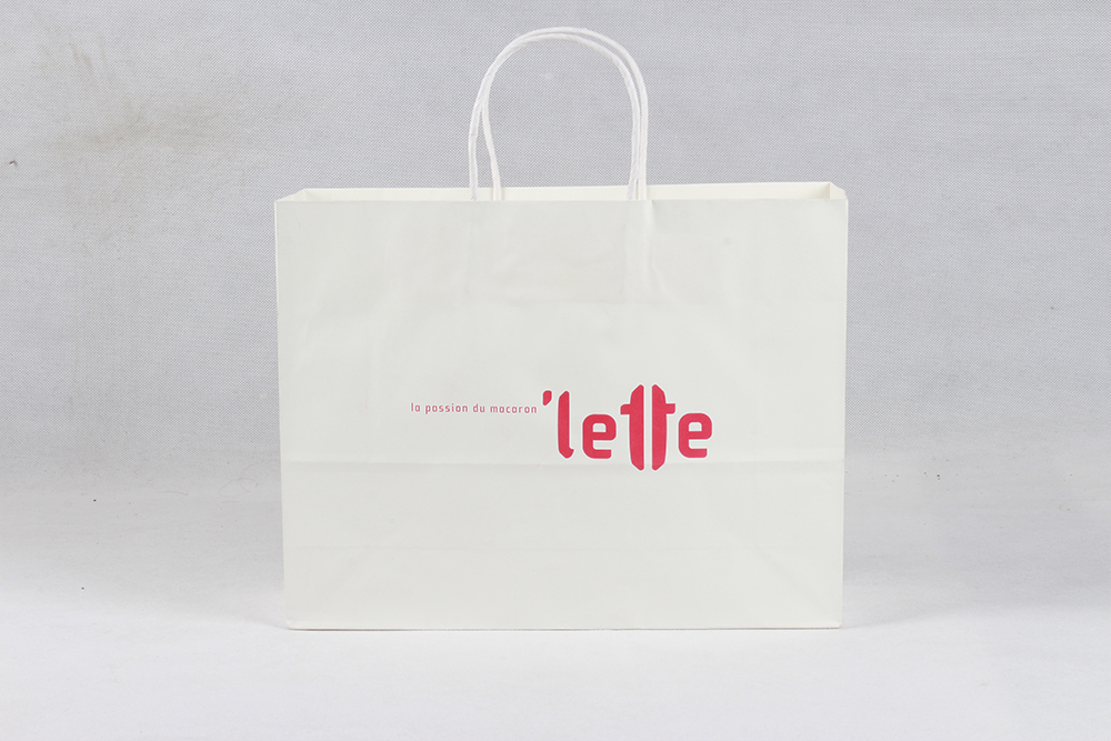 時(shí)尚簡(jiǎn)約型牛皮紙袋 La Maison du Macaron 時(shí)尚簡(jiǎn)約型牛皮紙袋 La Maison du Macaron