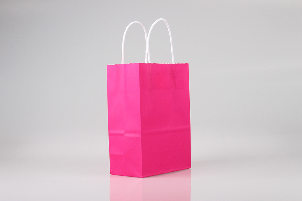 中號時尚白牛皮紙袋 中號時尚白牛皮紙袋