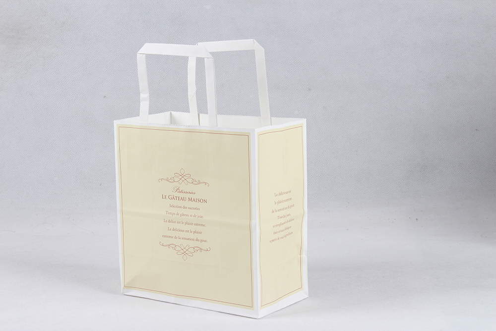 高檔白牛皮紙袋 Le Gateau Maison 高檔白牛皮紙袋 Le Gateau Maison