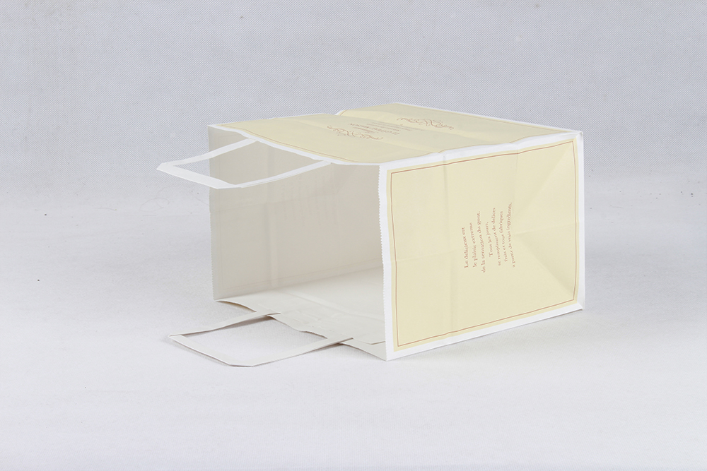 高檔白牛皮紙袋 Le Gateau Maison 高檔白牛皮紙袋 Le Gateau Maison