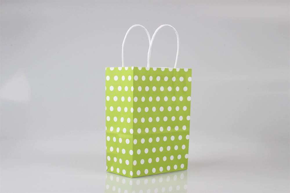 小號圓點時尚牛皮紙袋 小號圓點時尚牛皮紙袋