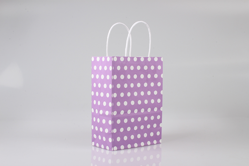 小號圓點時尚牛皮紙袋 小號圓點時尚牛皮紙袋